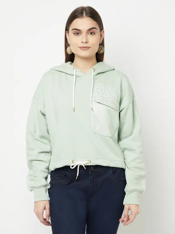 Women Dusty Mint Sweatshirts