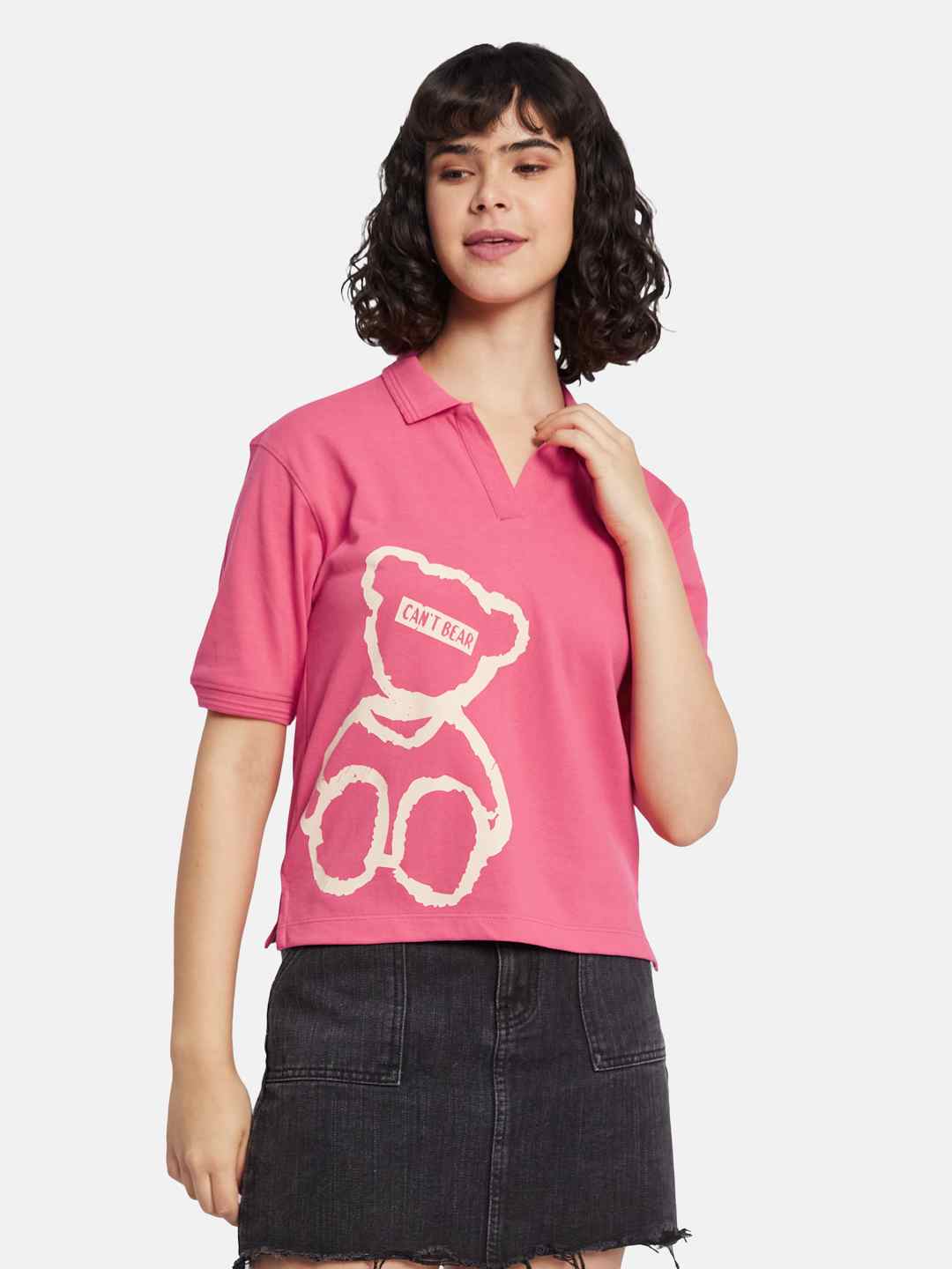 METTLE Women Printed T-shirt