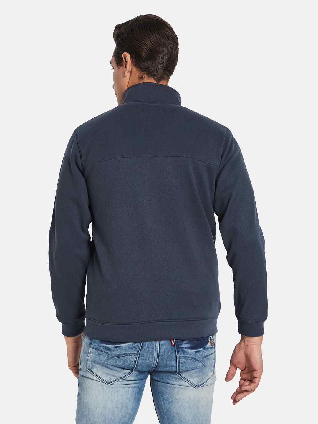 Octave Men High Neck Sweatshirt