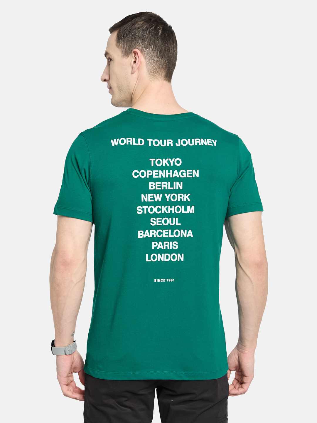 Octave Men Printed T-shirt