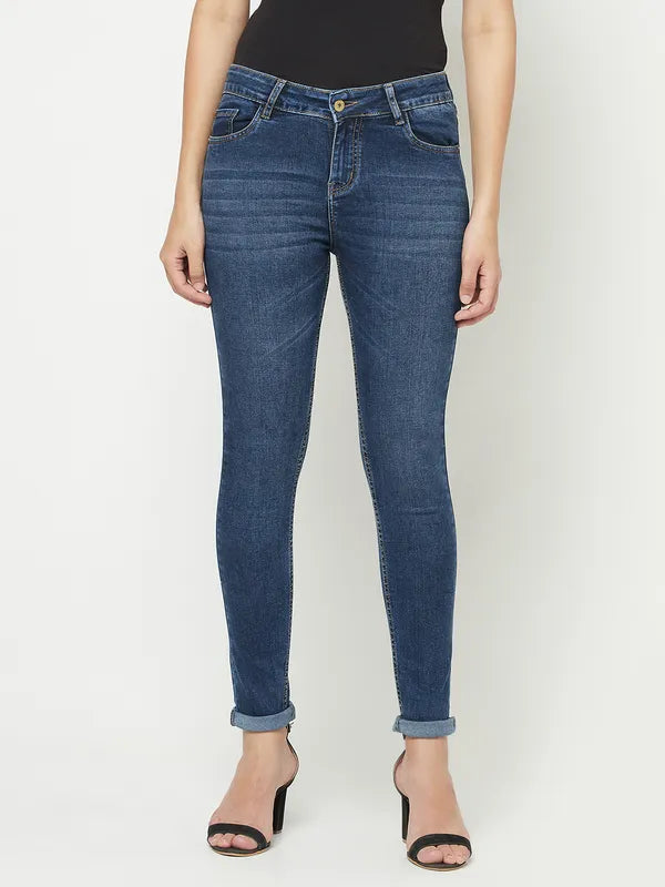 Women Medium Blue Jeans