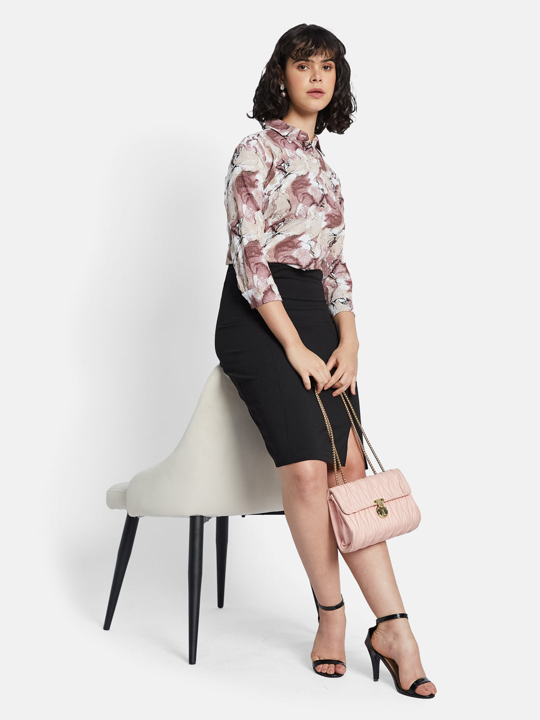 METTLE Women Floral Opaque Printed Casual Shirt