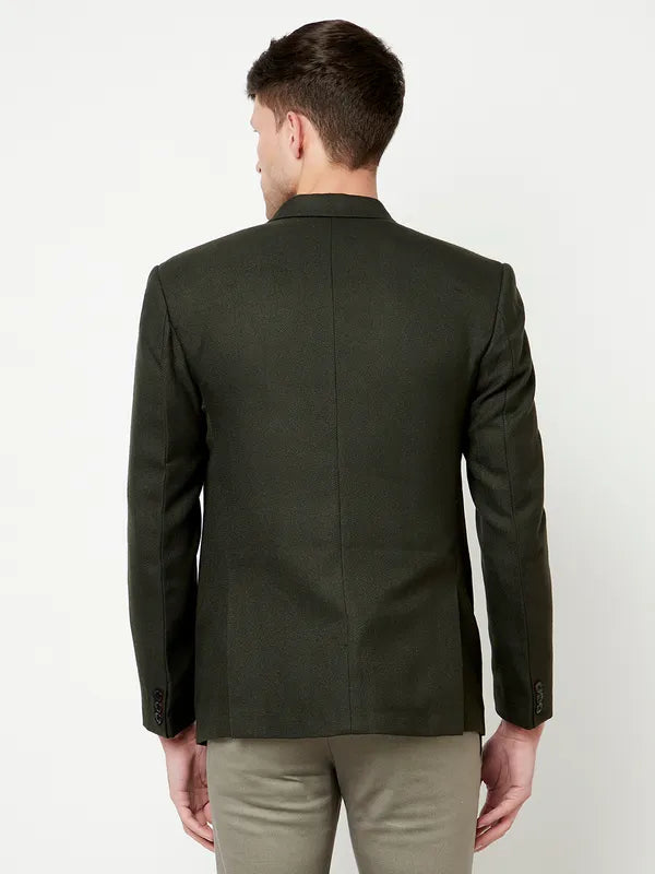 Men Olive Coat