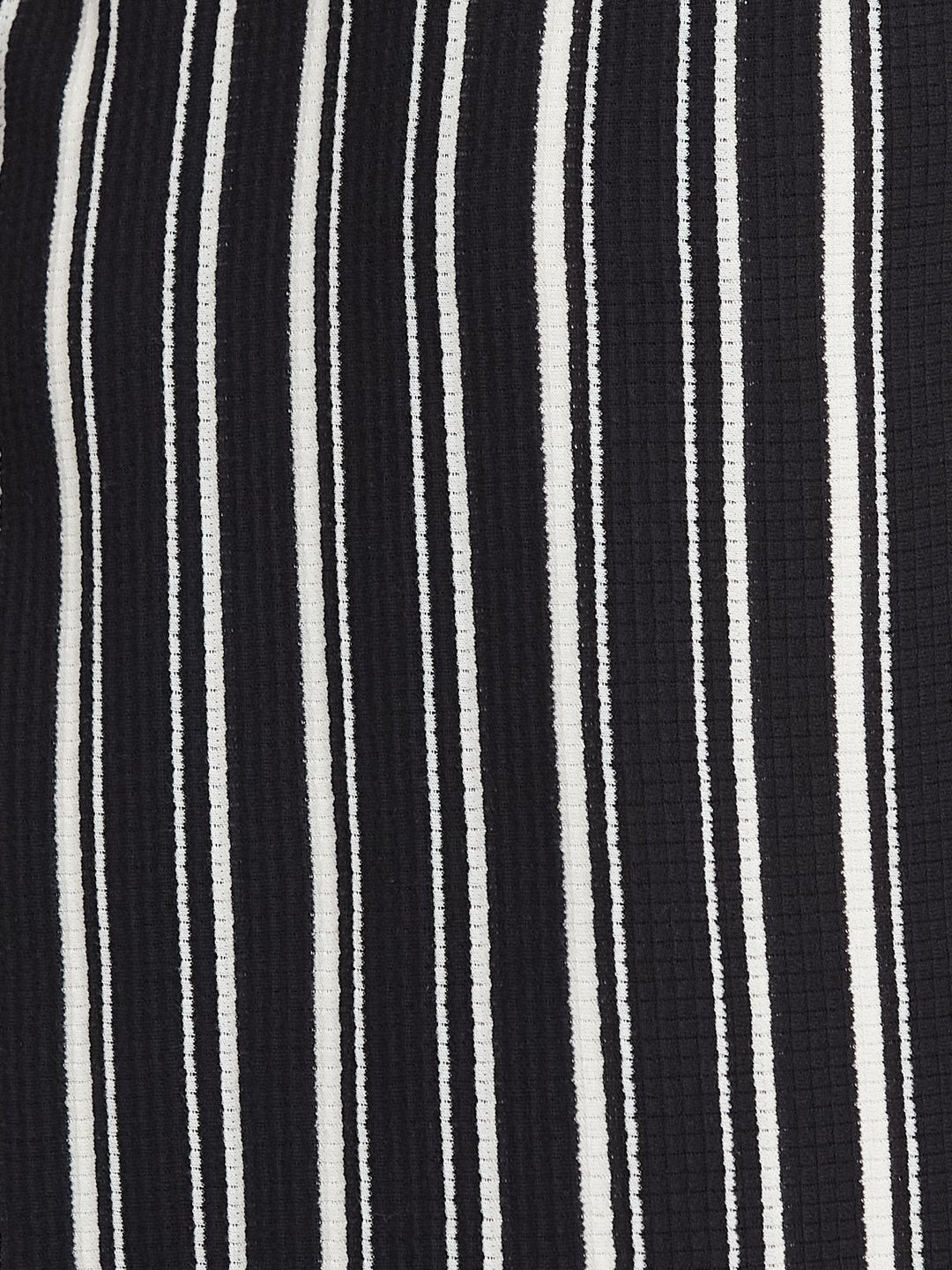 Octave Men Striped Monochrome T-shirt