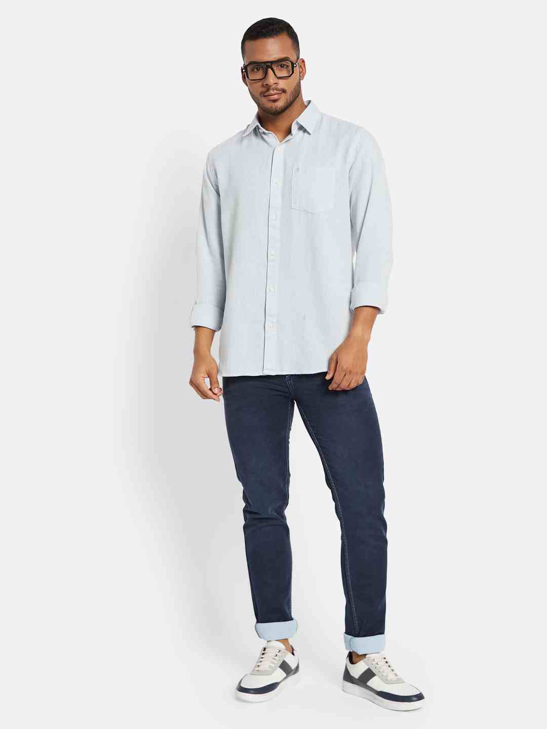 METTLE Men Opaque Casual Shirt