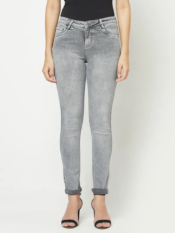 Women Light Grey Jeans