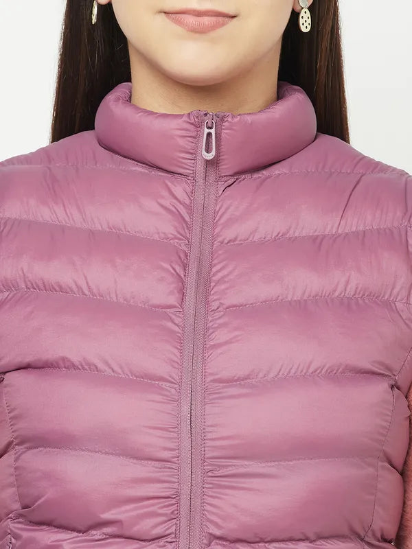 Women Lilac Front Open Jackets