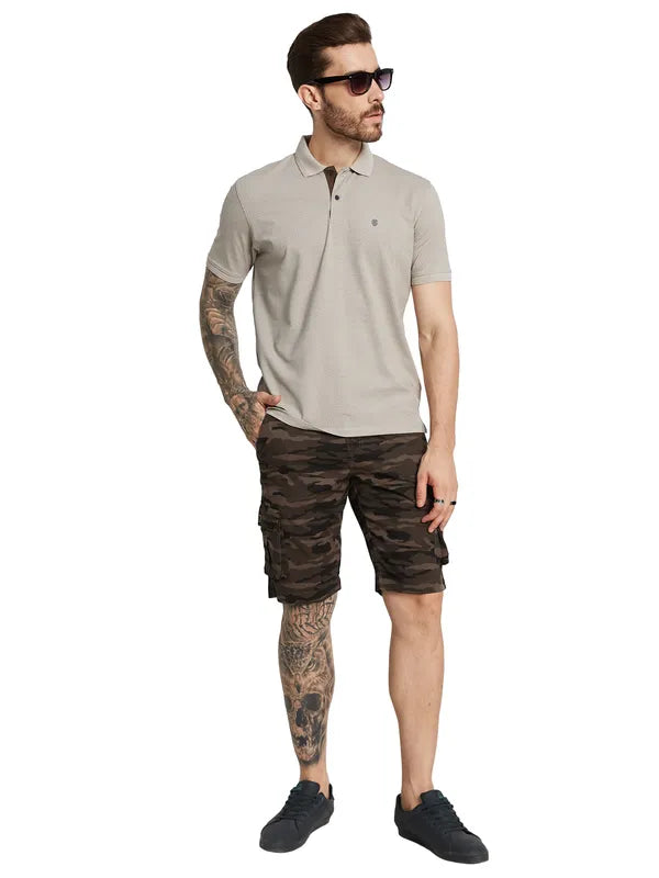 Octave Men Printed Regular Fit Shorts