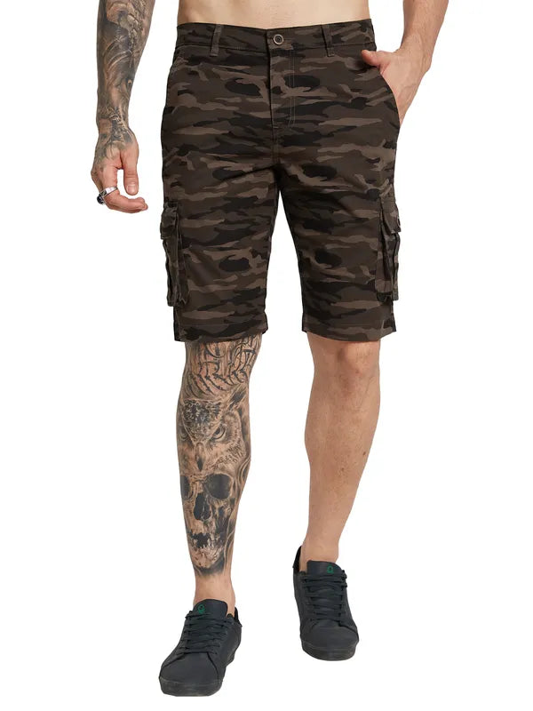 Octave Men Printed Regular Fit Shorts