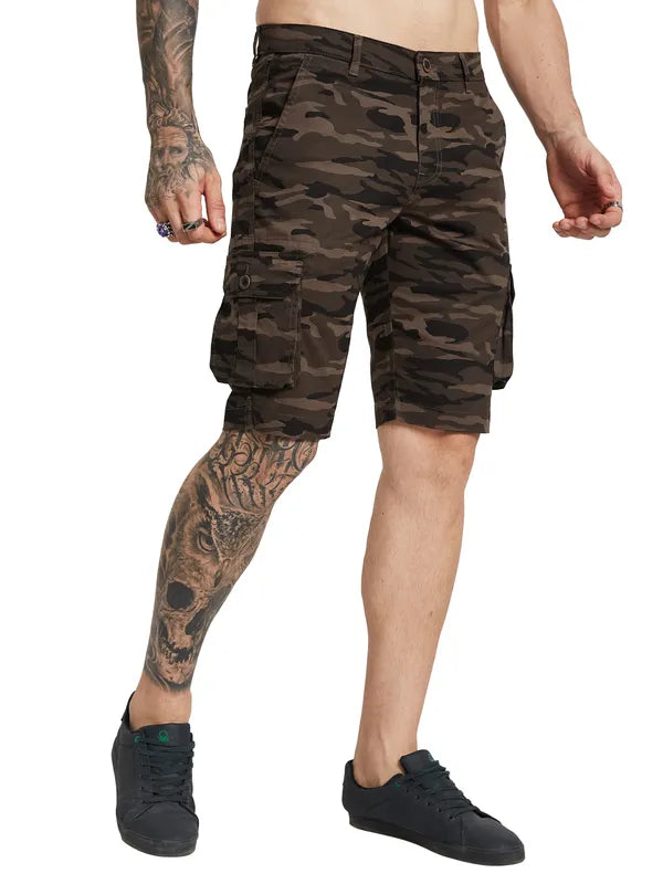 Octave Men Printed Regular Fit Shorts