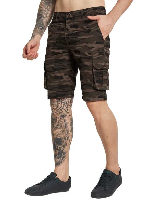 Octave Men Printed Regular Fit Shorts