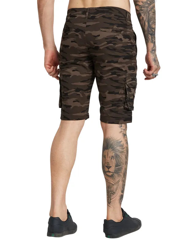 Octave Men Printed Regular Fit Shorts