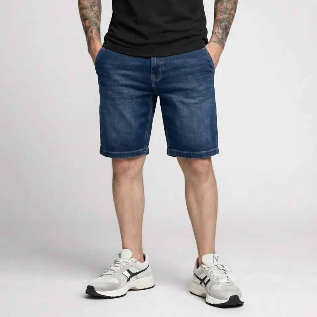 Men Dark Urban Solid Short