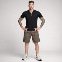 Men Choco Solid Shorts