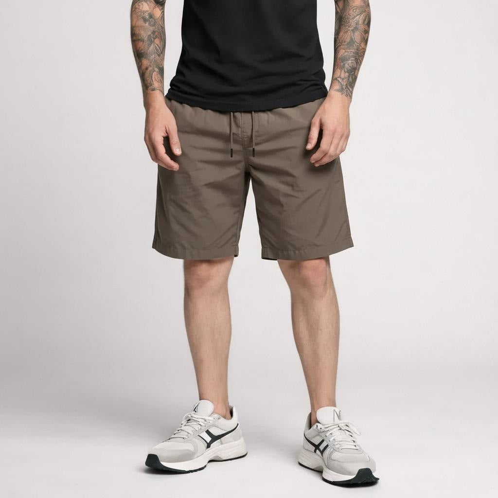 Men Choco Solid Shorts