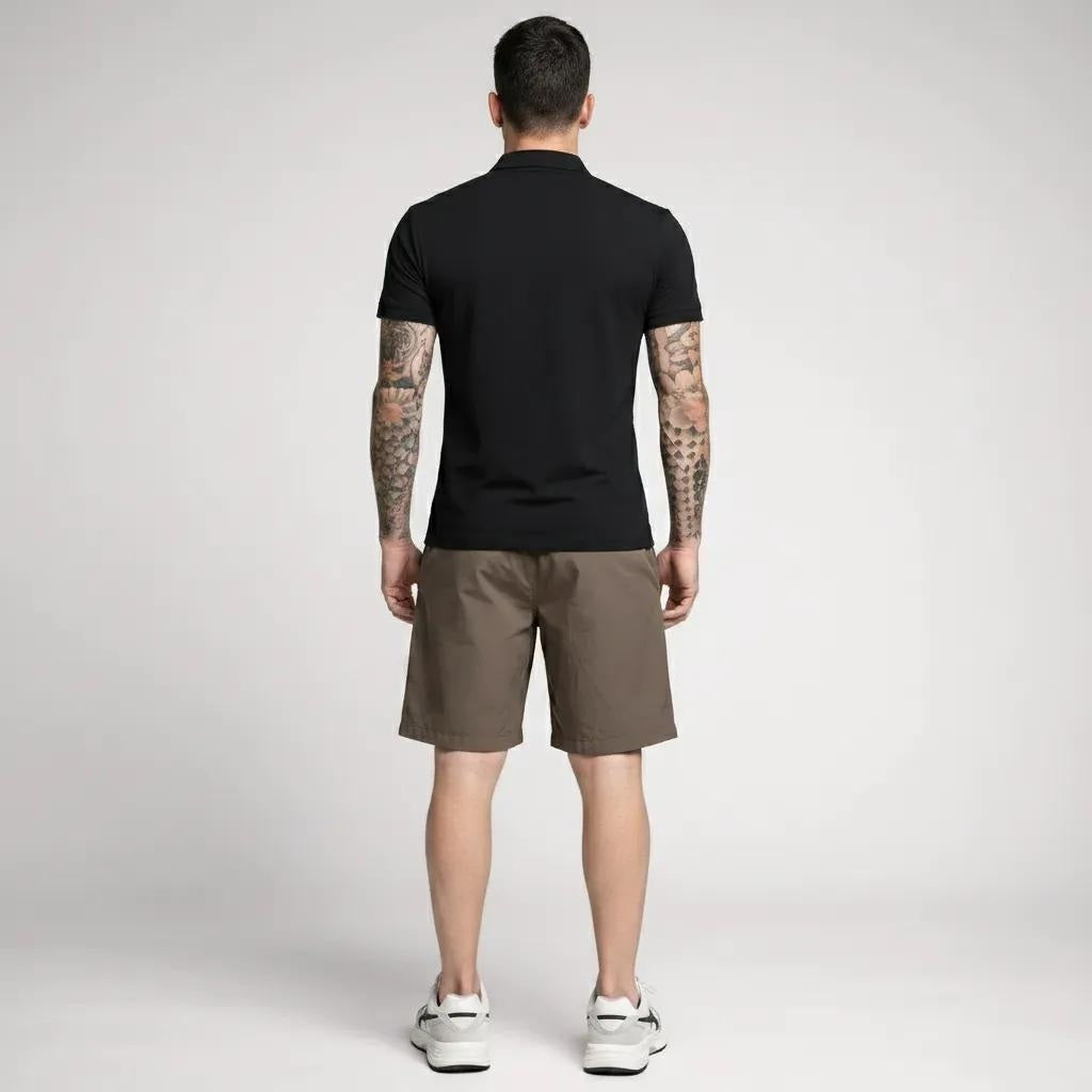 Men Choco Solid Shorts