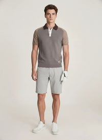 Men Silver Sports Shorts