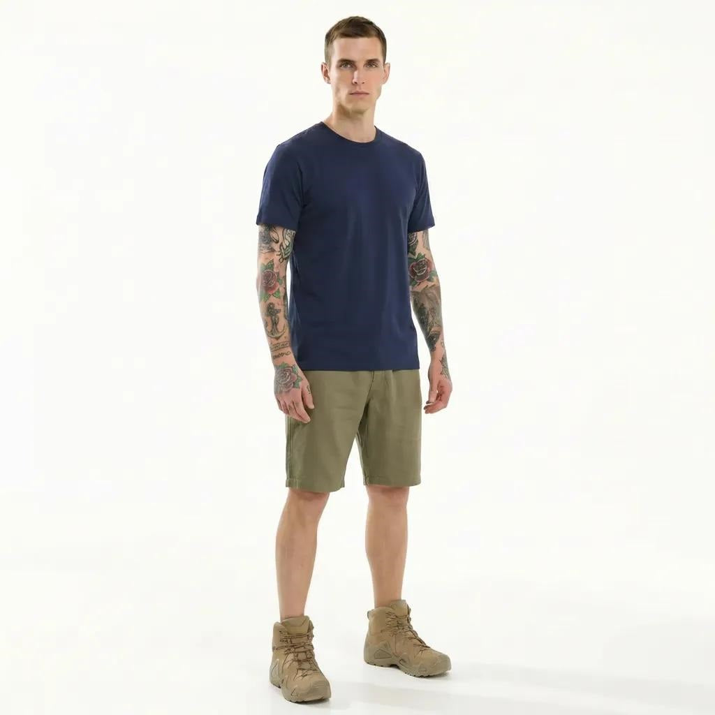 Men Light Olive Sold Shorts