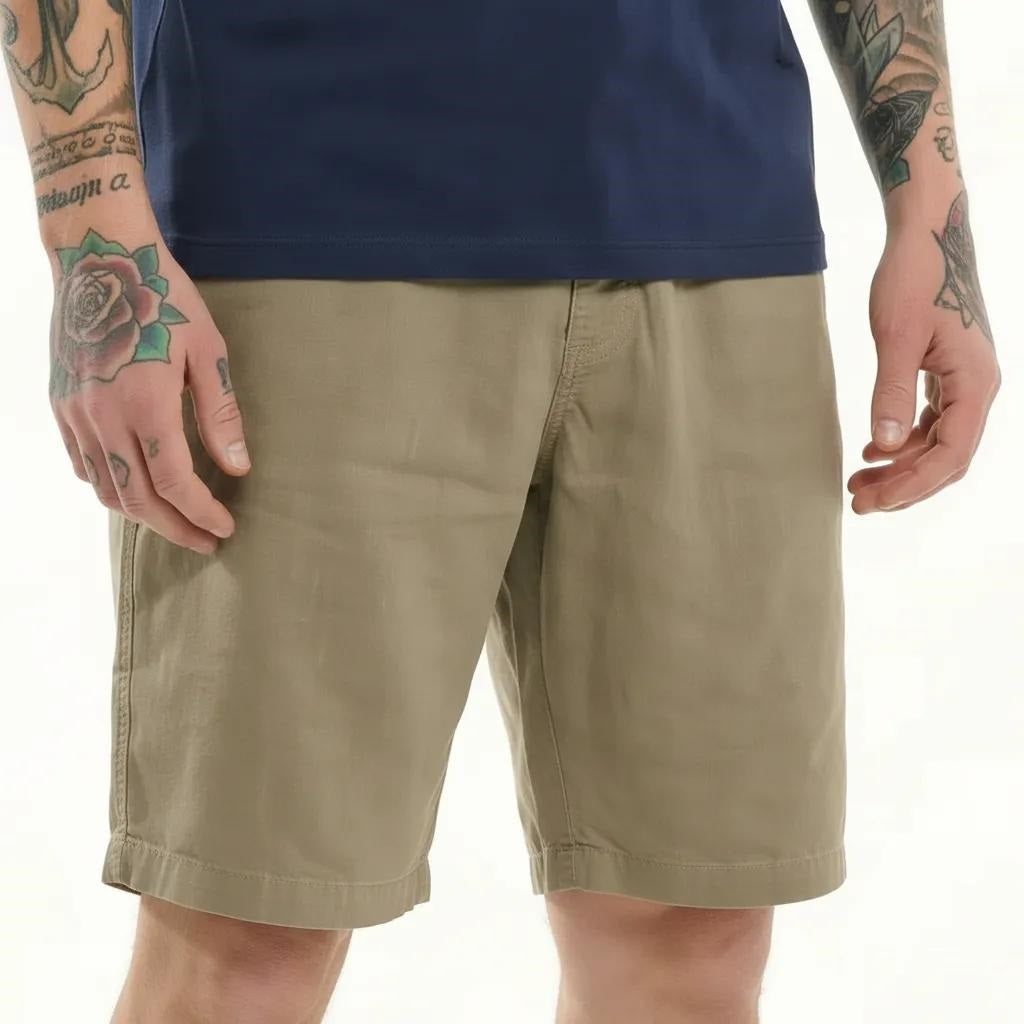 Men Light Olive Sold Shorts