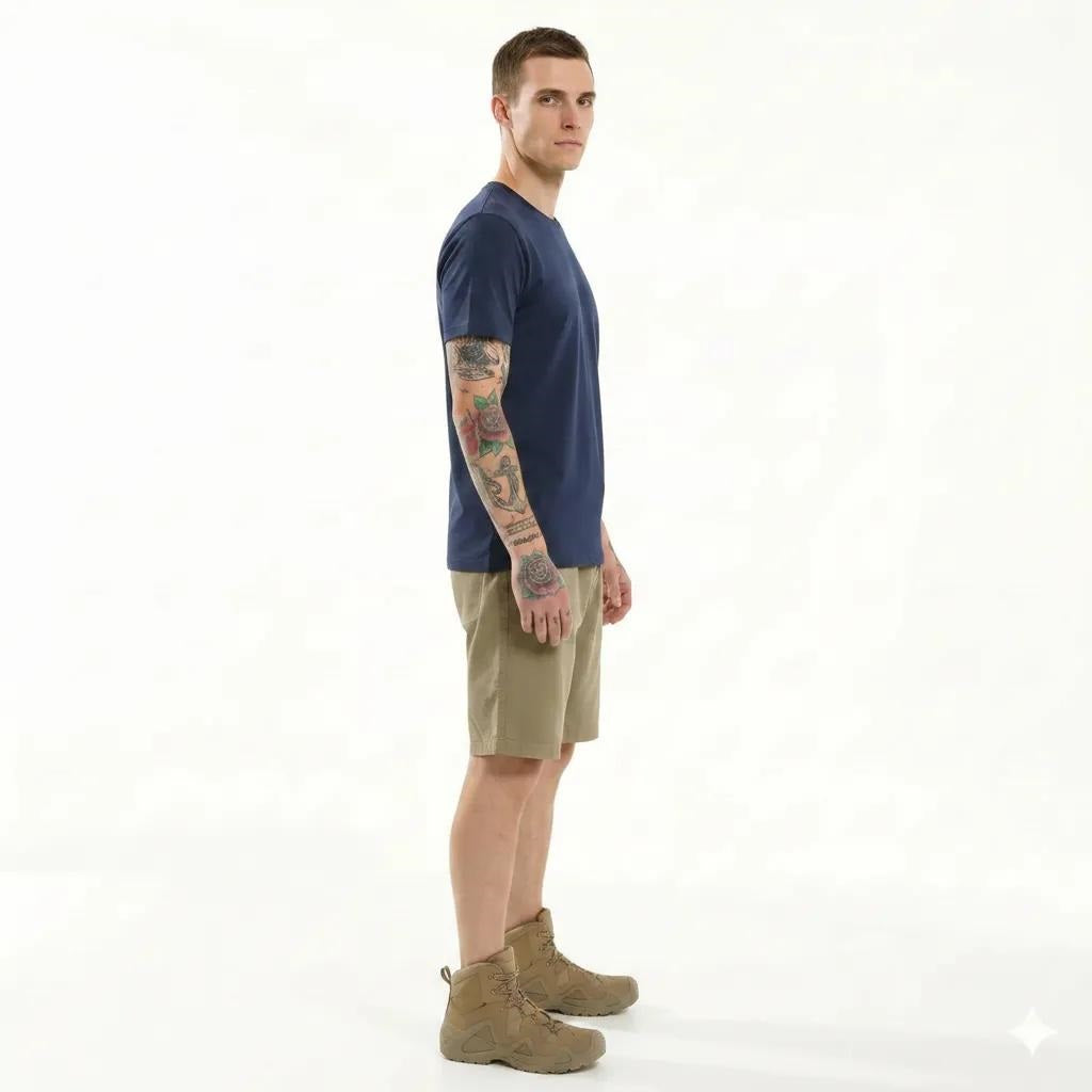Men Light Olive Sold Shorts