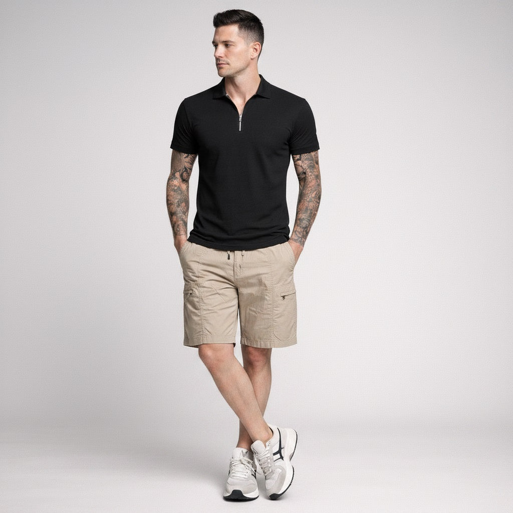 Men Safari Cargo Shorts