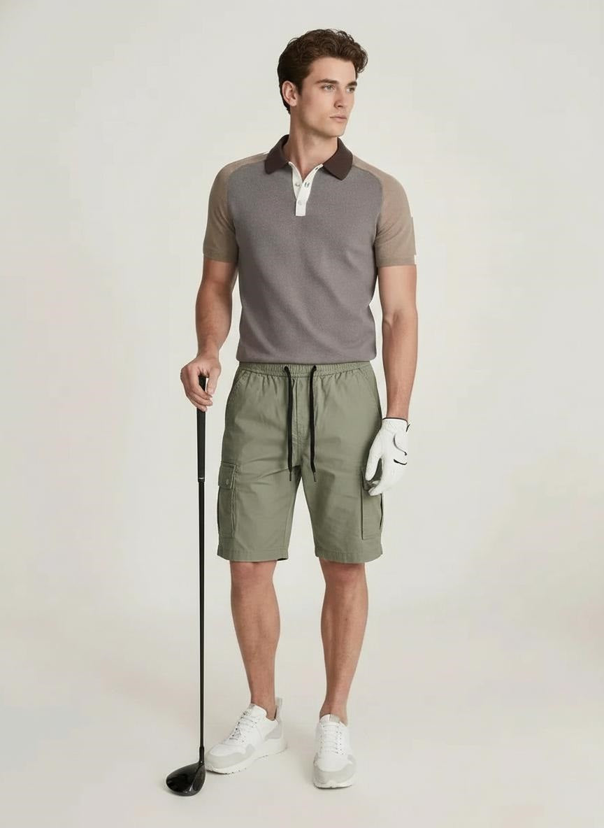 Men Sage Cargo Shorts