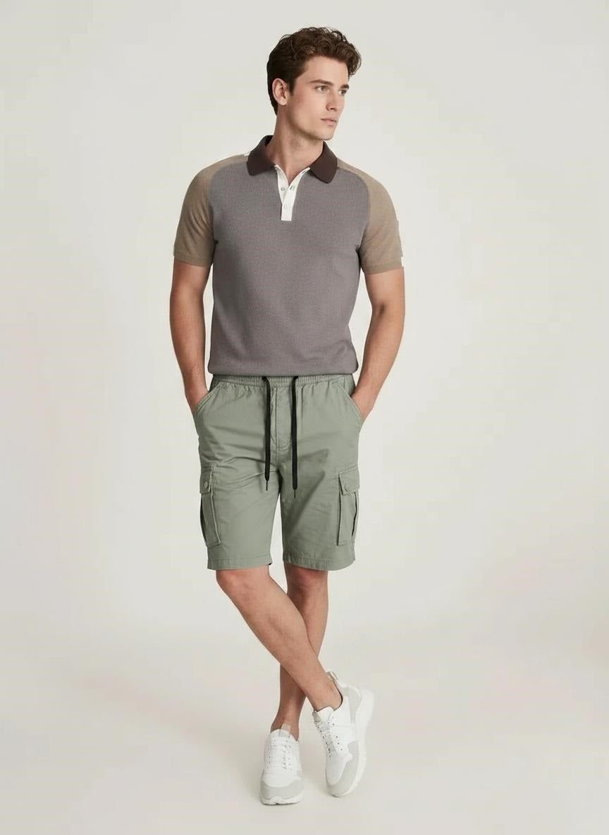 Men Sage Cargo Shorts