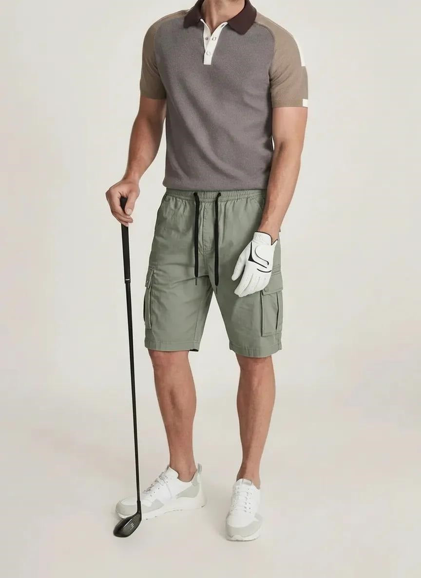 Men Sage Cargo Shorts
