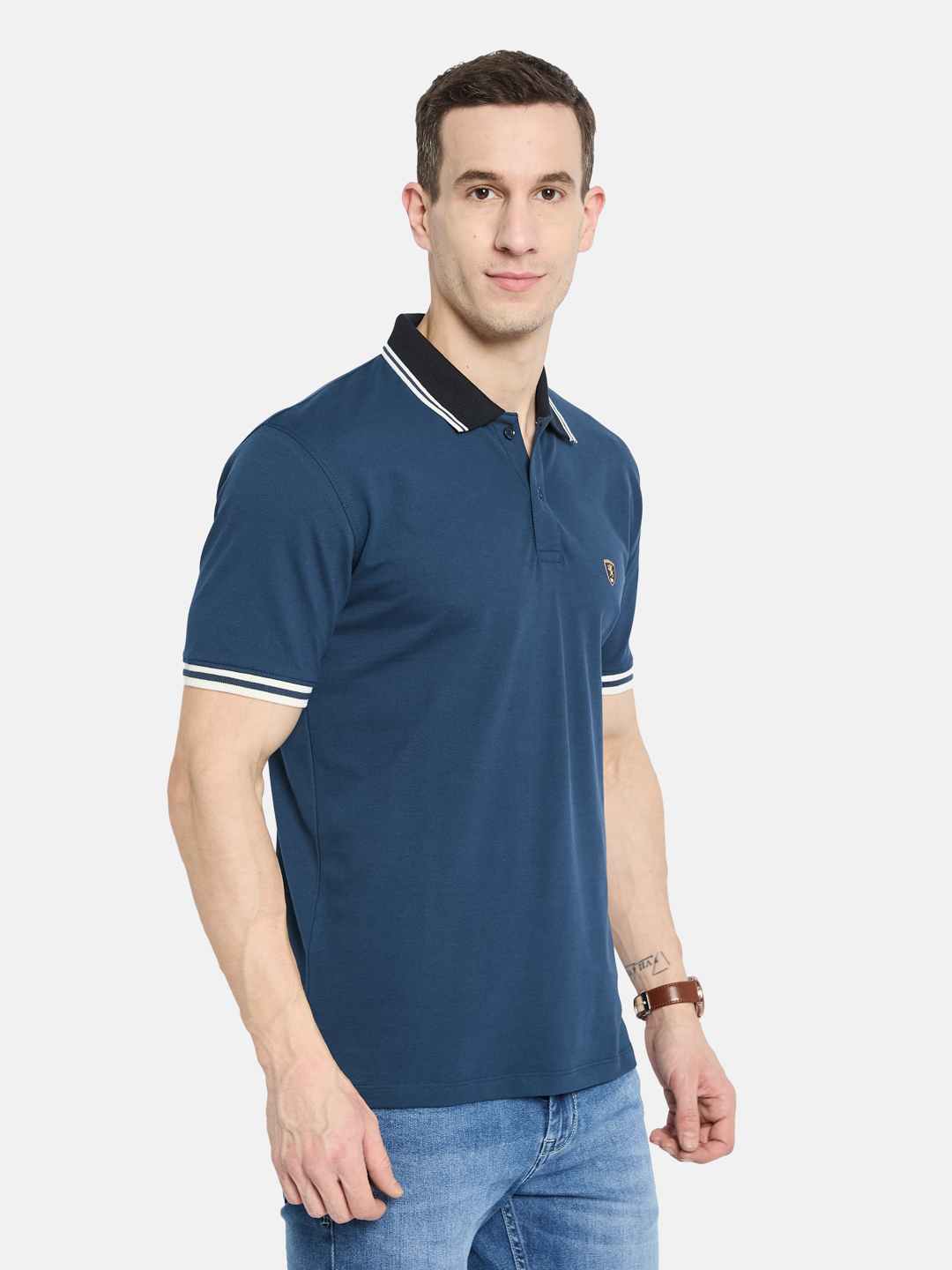 Octave Men Polo Collar T-shirt