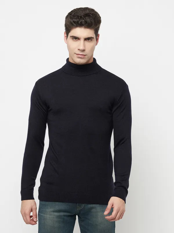 Men Navy Sweaters