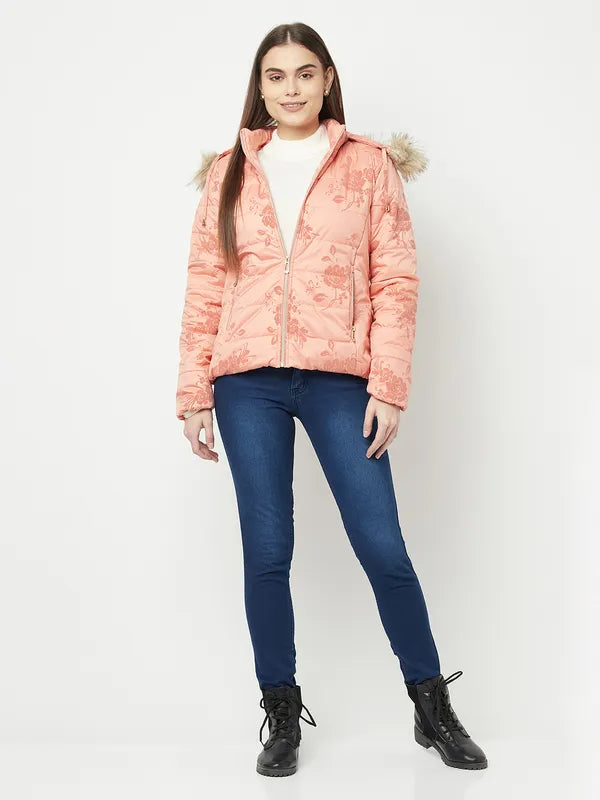 Women Coral Front Open Jackets