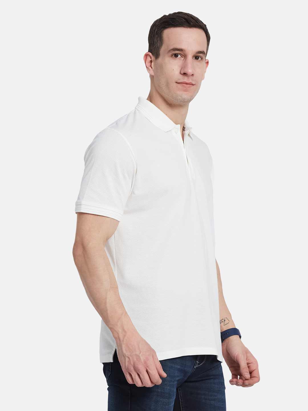 Octave Men Polo Collar T-shirt
