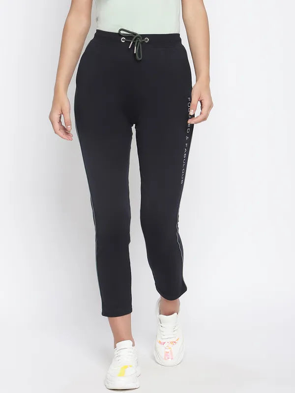 Women Navy Trackpants