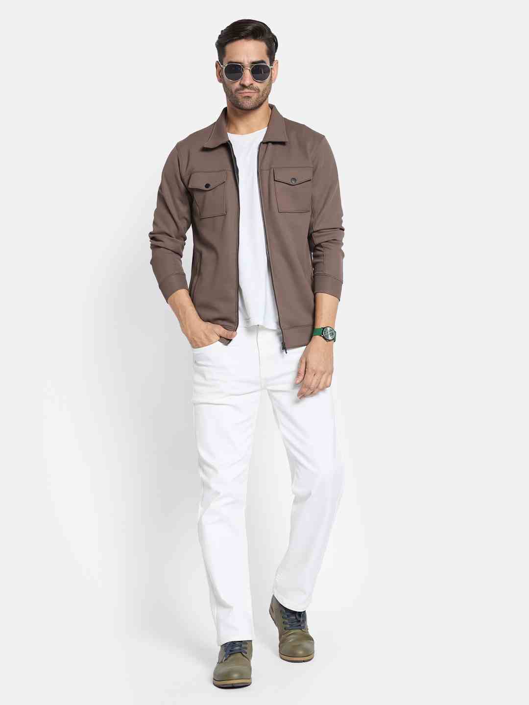 Octave Men Front-Open Sweatshirt