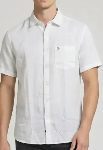 Men White Casual Shirt
