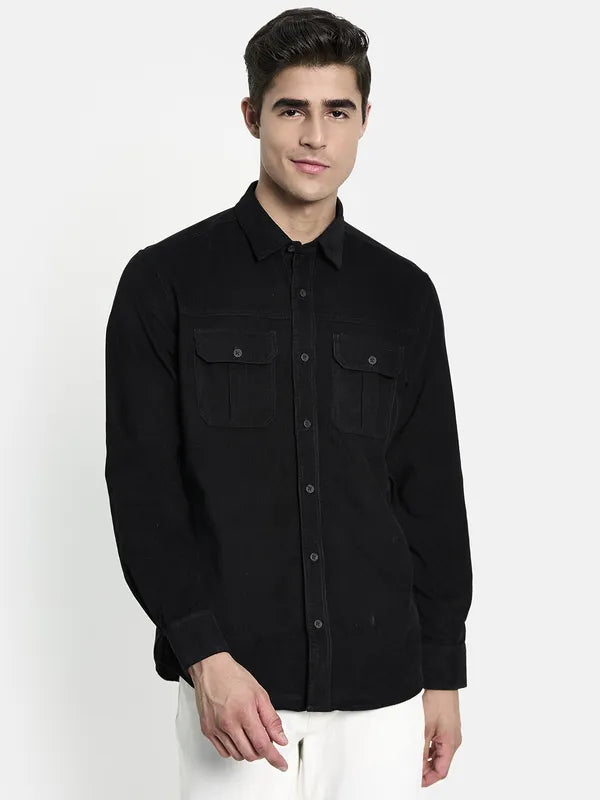 Men Black Casual Shirt