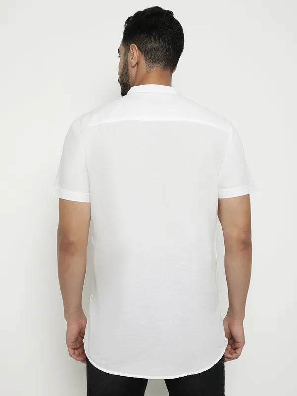Regular Fit Stand-Up Collar Shirt