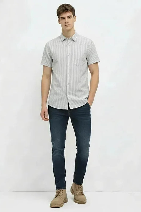 Men Striped Casual Shirt