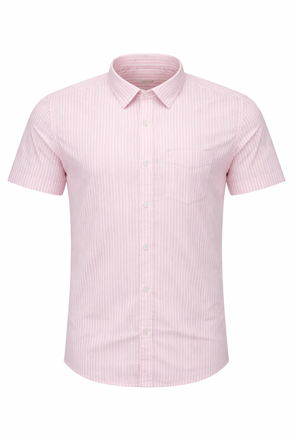 Men Pink Striped Casual Shirt