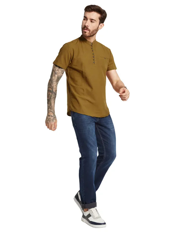 Mettle Men Opaque Casual Shirt