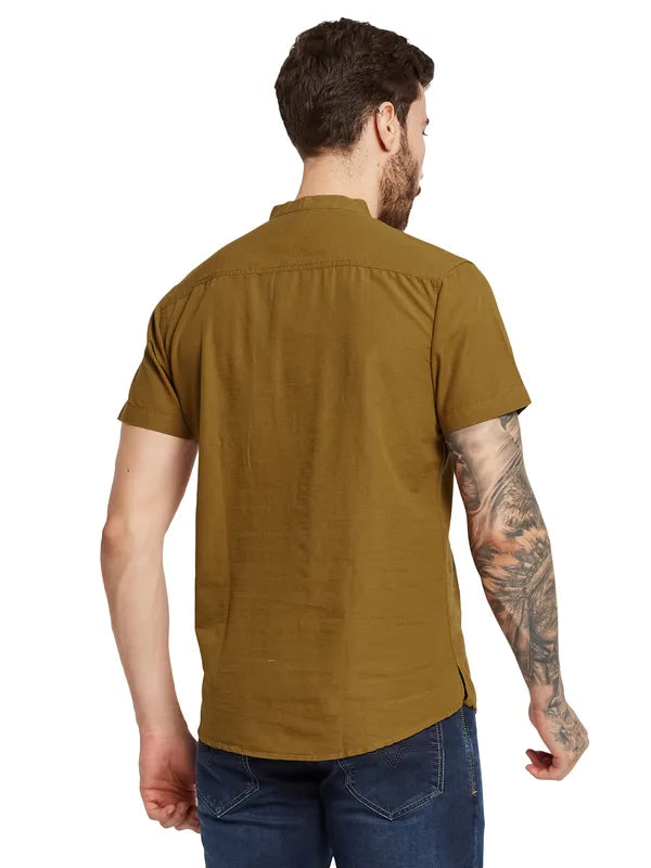 Mettle Men Opaque Casual Shirt