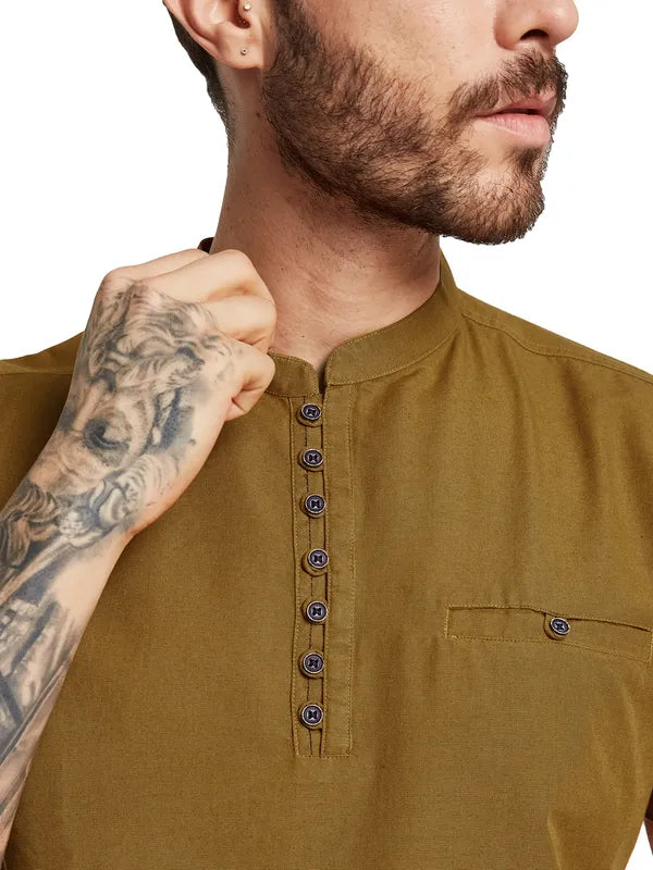 Mettle Men Opaque Casual Shirt