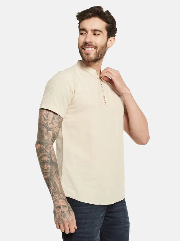 Mettle Opaque Cotton Casual Shirt