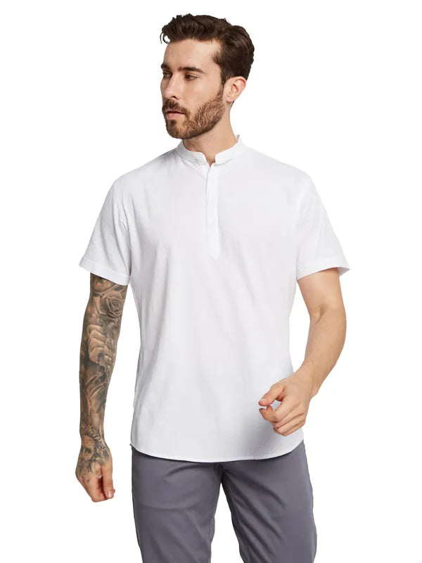 Mettle Men Opaque Casual Shirt