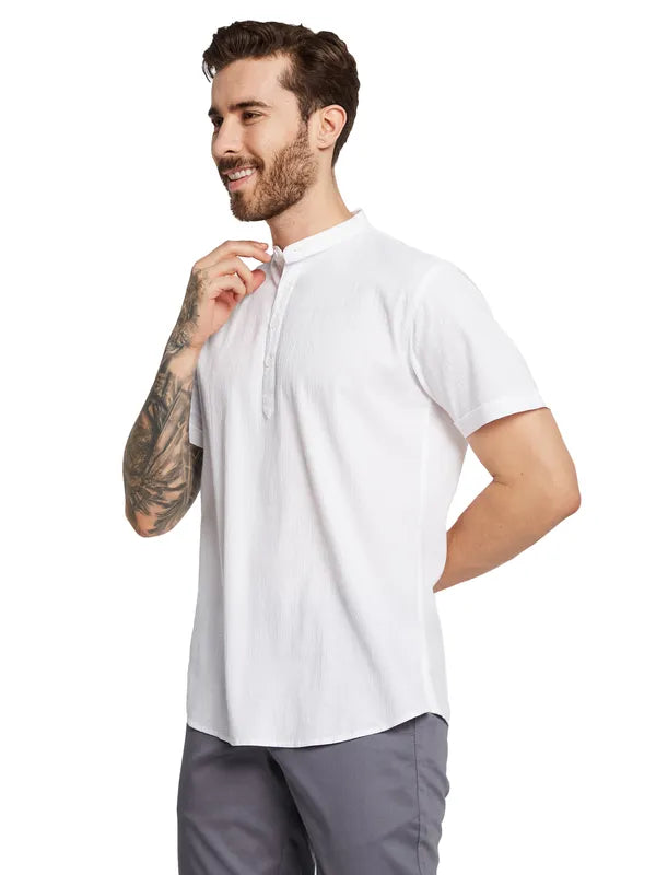 Mettle Men Opaque Casual Shirt