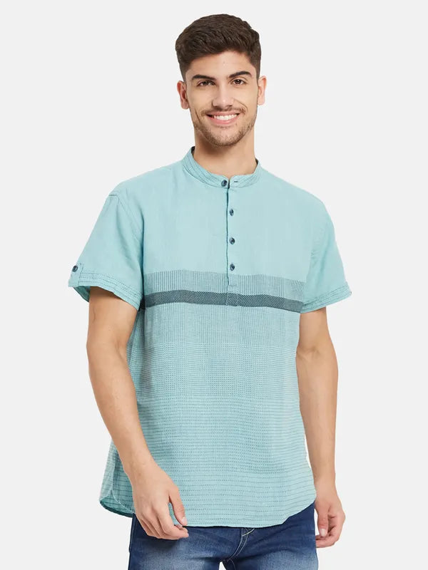 Linen Kurta With Stripes