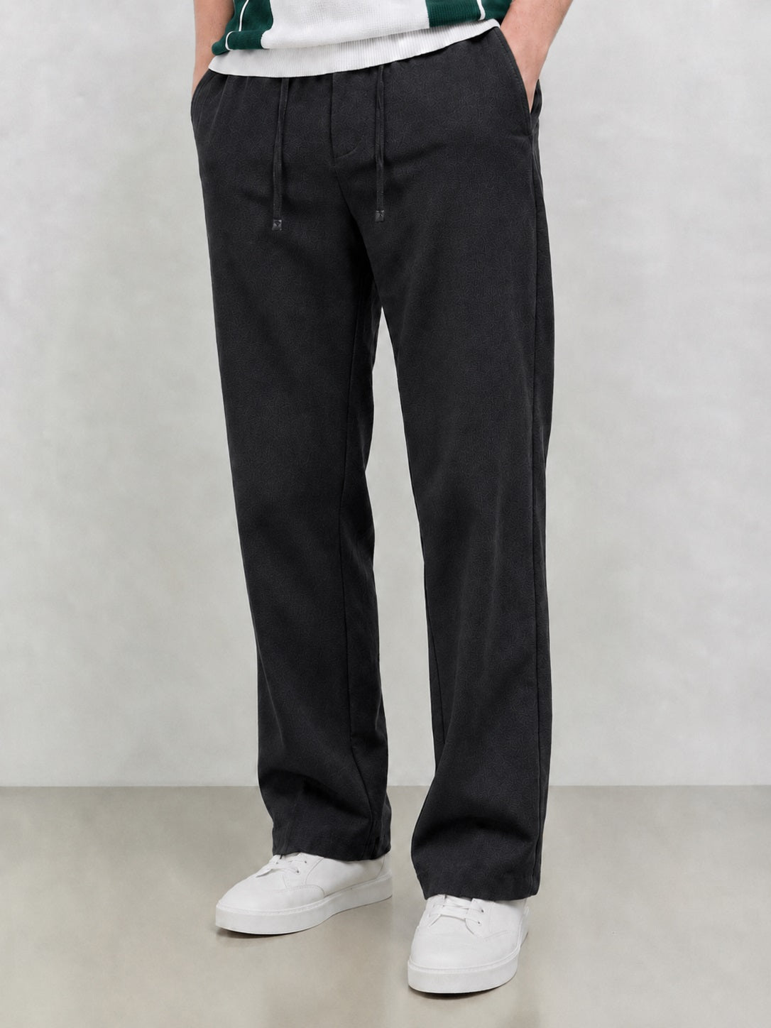 Men Black Regular Fit Training Track Pants