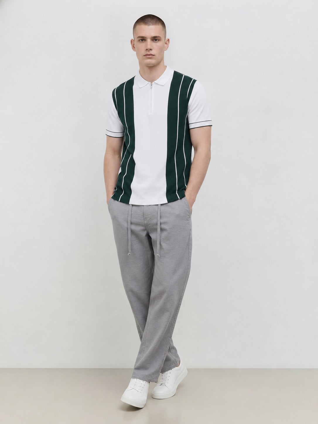 Men Grey Regular Fit Training Track Pants