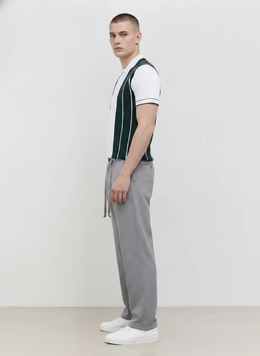 Men Grey Regular Fit Training Track Pants