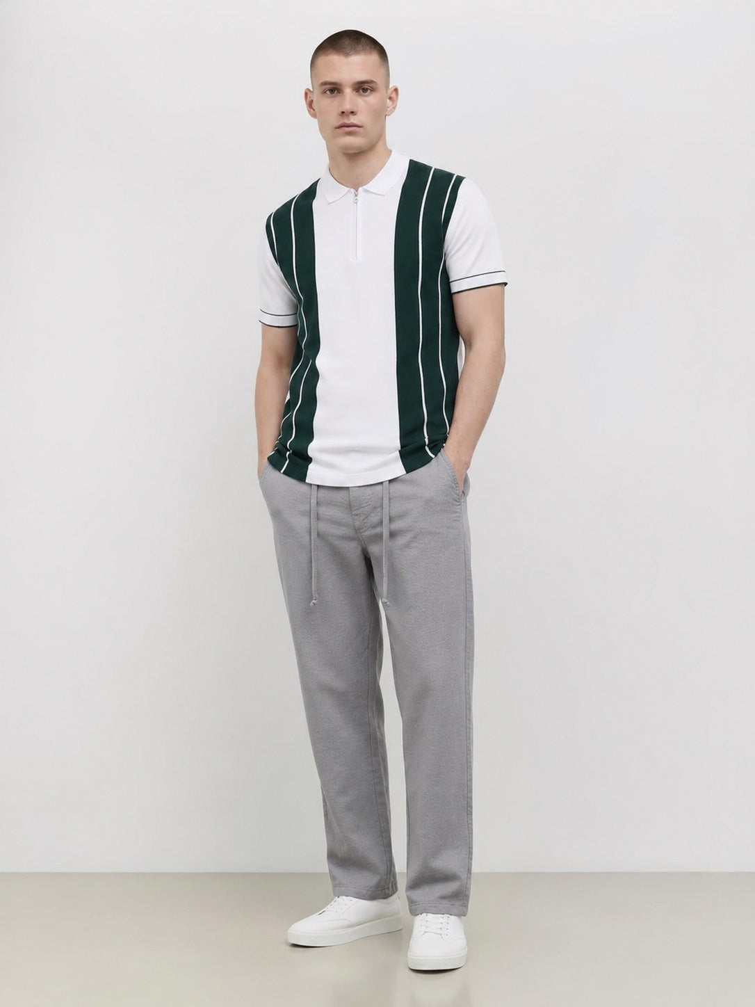 Men Grey Regular Fit Training Track Pants